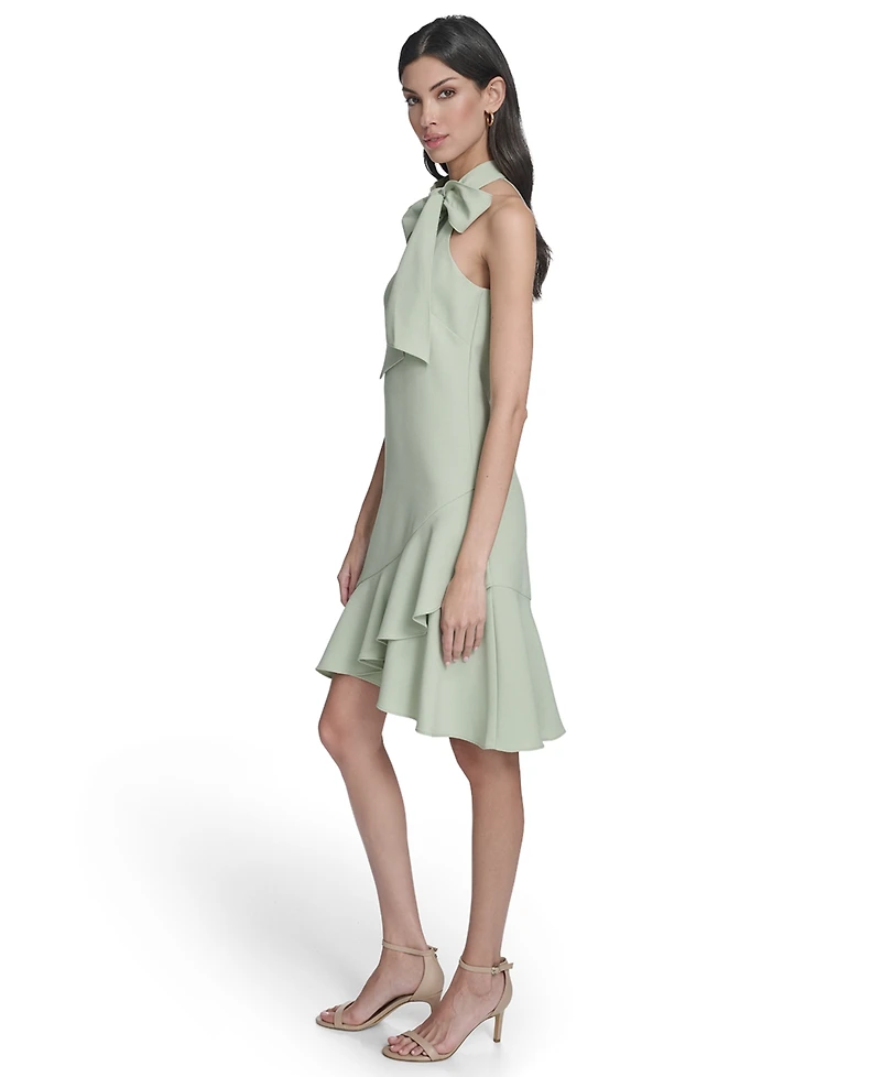 Vince Camuto Petite Halter Neck Party Dress