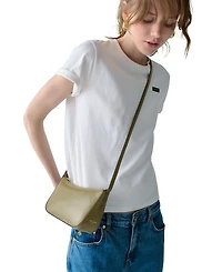 kate spade new york Halo Small Glazed Leather Crossbody Bag