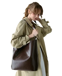 kate spade new york Halo Glazed Leather Bucket Bag