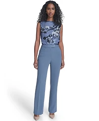 Calvin Klein Petite Full Length Straight Pants