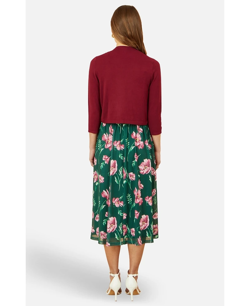 Yumi Women's Knitted Curve Bolero