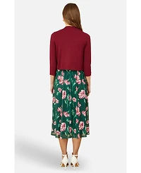 Yumi Women's Knitted Curve Bolero