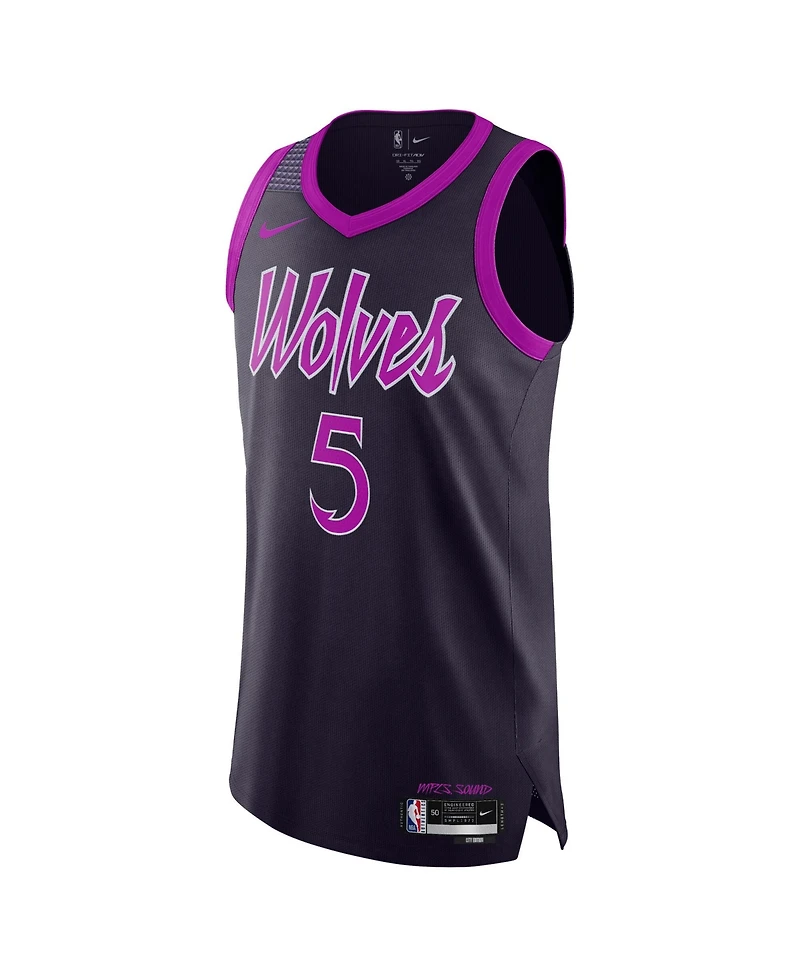 Nike Men's and Women's Anthony Edwards Purple Minnesota Timberwolves 2025/26 City Edition Authentic Jersey