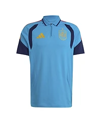 Adidas Men's Turquoise Spain National Team 2026 World Cup Tiro Polo Shirt