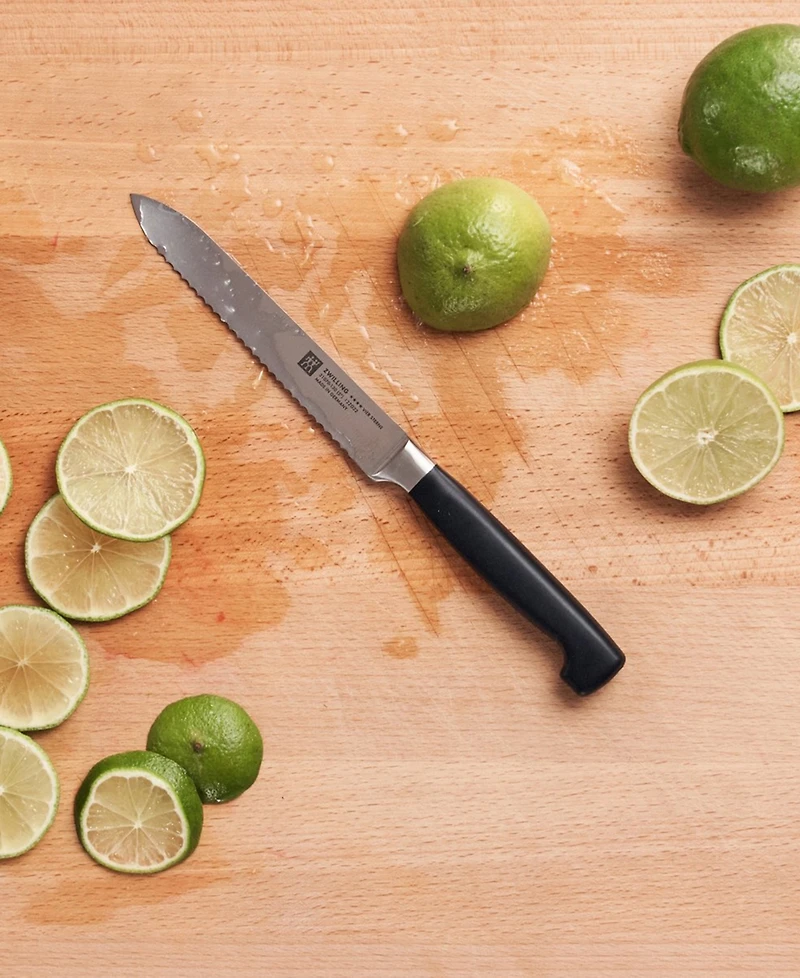 Zwilling Four Star Self-Sharpening 7pc Knife Block Set