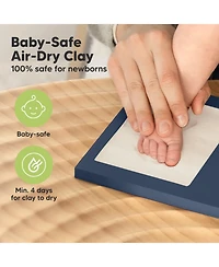 Duo Baby Hand and Footprint Kit, Handprint Newborn Photo Frame, Keepsake for New Mom