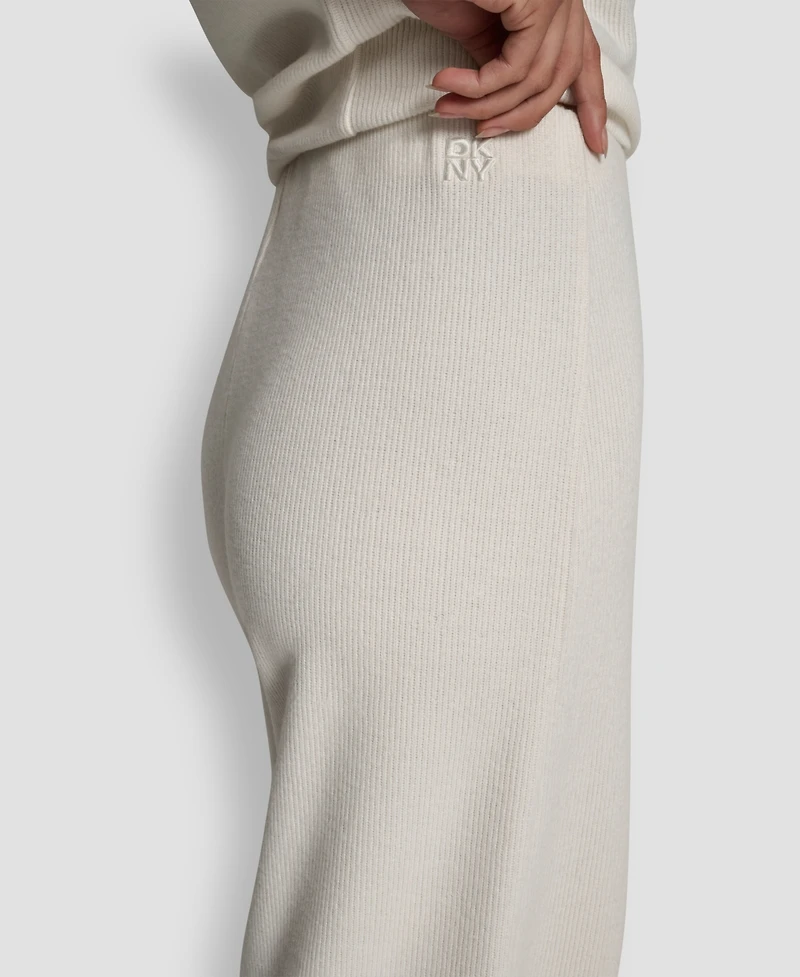 Dkny Jeans Women's High-Rise Wide-Leg Pants