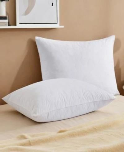 Unikome Quilted Goose Down Feather 2 Pack Pillows