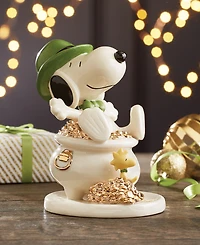 Lenox Lucky Leprechaun Snoopy Figurine