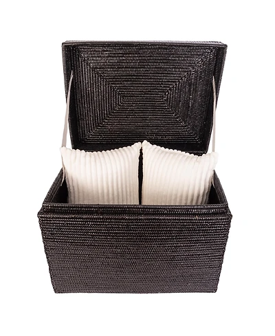 Artifacts Rattan Rectangular Hinged Chest/Trunk