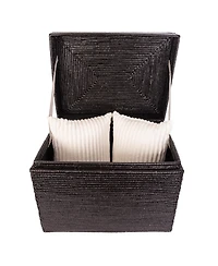 Artifacts Rattan Rectangular Hinged Chest/Trunk