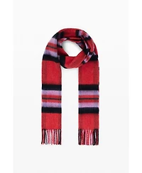 Desigual Women's Long Checkered Scarf