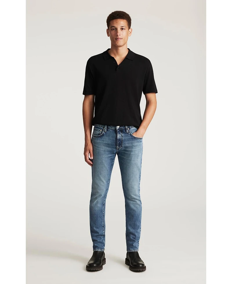 Mavi Jeans Men's Jake Slim Leg Used Brushed Classic Jean