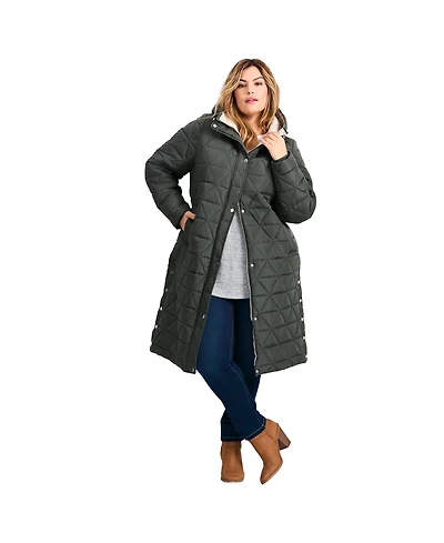 Avenue Women's Quinn Longline Puffer Jacket
