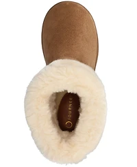 Journee Collection Women's Thada Round Toe Slipper Booties