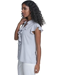 Calvin Klein Women's Solid Short-Sleeve Top