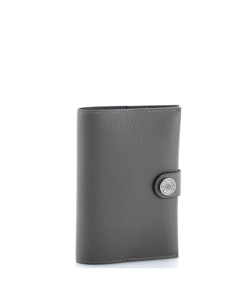 Pre-Owned Hermes R.m.s. Passport Cover Leather