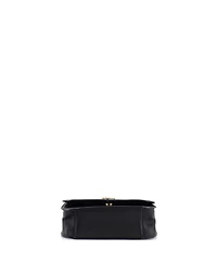 Pre-Owned Versace Medium Virtus Chain Flap Shoulder Bag Leather