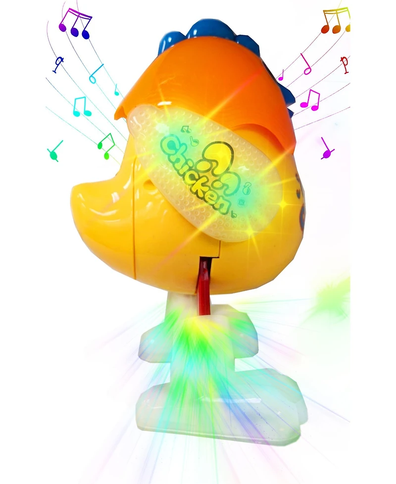 Linsay New 10.1" Super Bundle Kids Tablet Octa Core 128GB Newest Android 13 Kids Defender Case and Smart Chicken Toy Lights and Music show