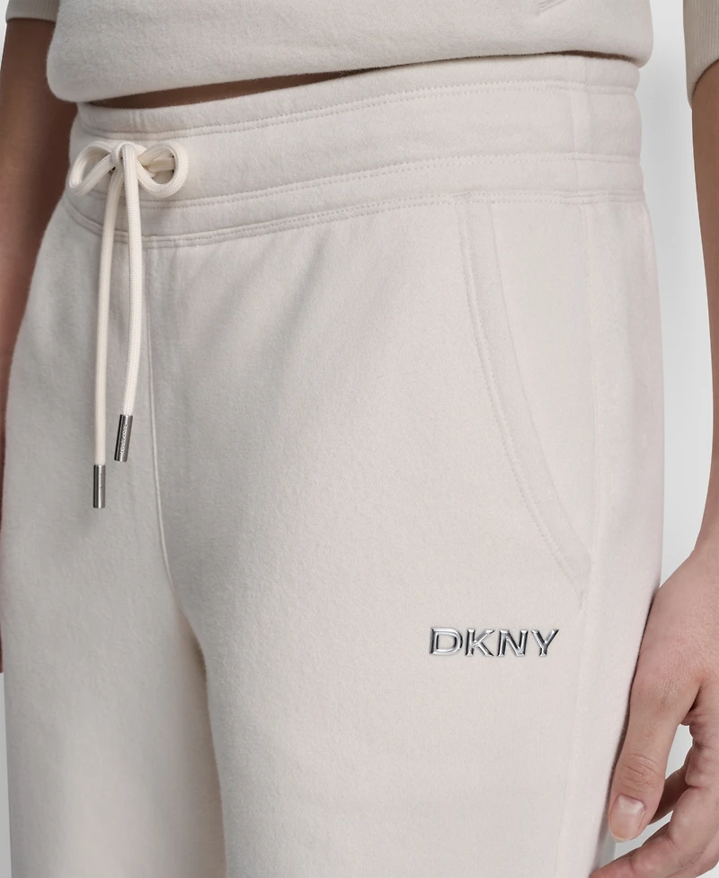Dkny Women's Metallic Bubble Open Leg Pull-On Pants