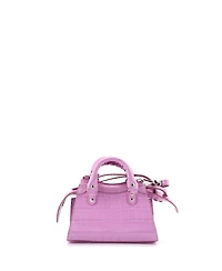 Pre-Owned Balenciaga Nano Neo Classic City Bag Embossed Leather