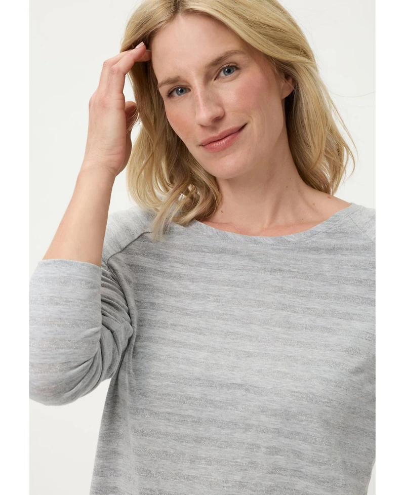 Olsen Women's Sparkle Stripe T-Shirt