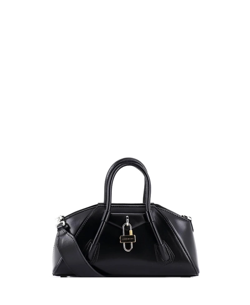 Pre-Owned Givenchy Mini Antigona Stretch Bag Leather