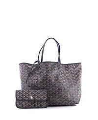 Pre-Owned Goyard Pm Saint Louis Tote Coated Canvas