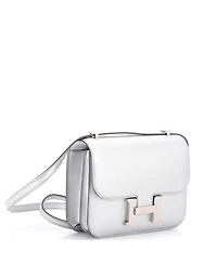 Pre-Owned HERMES 18 Constance Nm Bag Metallic Chevre Chamkilight