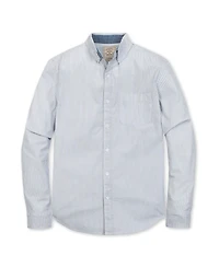 Hope & Henry Men's Organic Long Sleeve Stretch Poplin Button Down Shirt