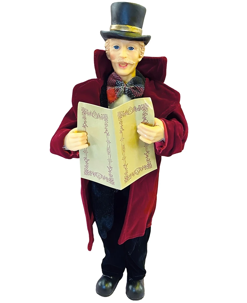 Santa's Workshop 17" Plaid Carolers, Set of 4