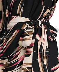 Halston Women's Printed Midi Dress