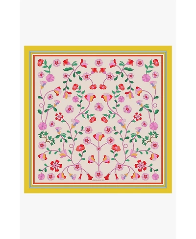 Jessie Zhao New York / Women's Limoncello Jardin Double Sided Silk Scarf