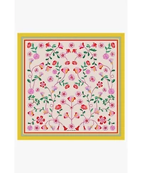 Jessie Zhao New York / Women's Limoncello Jardin Double Sided Silk Scarf