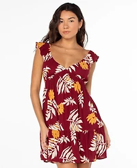Roxy Women's Palmy Days Scoop Neck Mini Dress