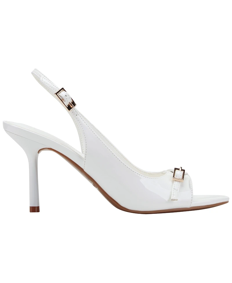 Marc Fisher Women's Paza Slingback Stiletto Peep Toe Pumps