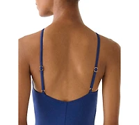 kate spade new york Women's High Neck One-Piece Swimsuit