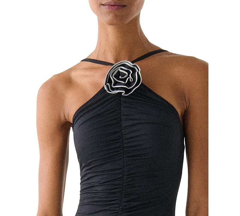 kate spade new york Women's High Neck One-Piece Swimsuit