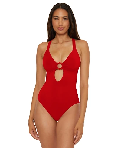 Becca Women's Marble Canyon Ring One-Piece Swimsuit