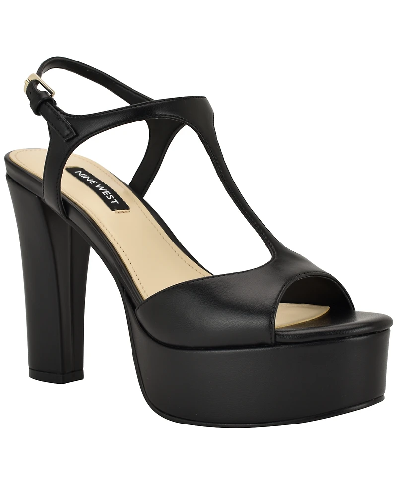 Nine West Women's Naini Block Heel Dress Sandals