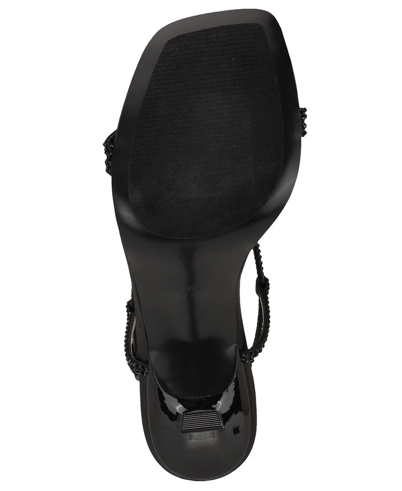Nine West Women's Vallanh Square Toe Dress Sandals