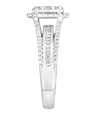 Macy's Diamond Round Halo Ring (2 ct. t.w.) in 10k White Gold