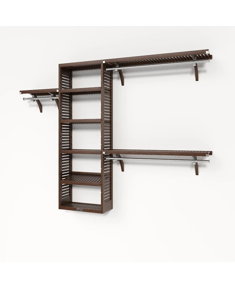 John Louis Home Solid Wood Reach-In Closet Organizer