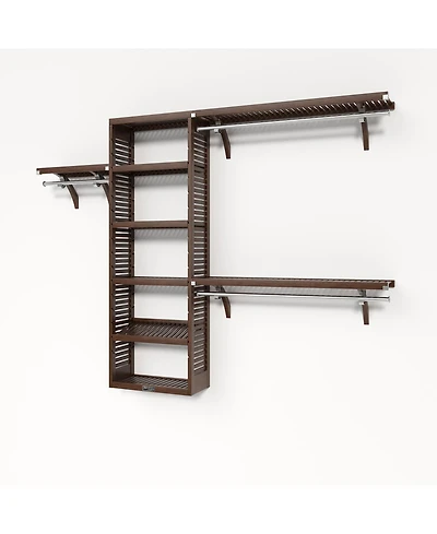 John Louis Home Solid Wood Reach-In Closet Organizer