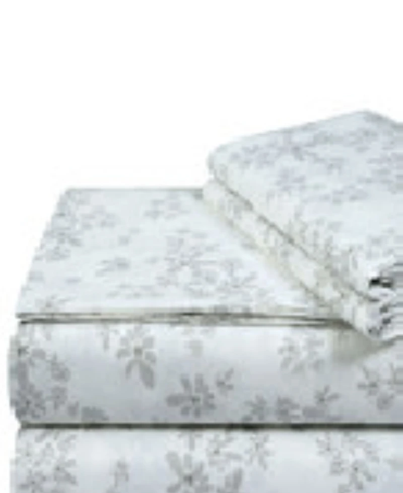Tribeca Living 300-Thread Count Cotton -Pc. Extra Deep Pocket Sheet Set