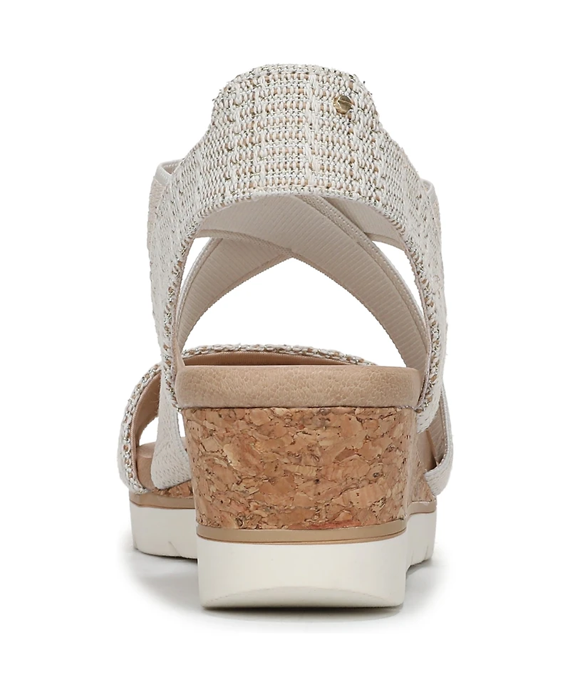 Dr. Scholl's Women's Just Cute Strappy Wedge Sandals