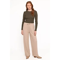 Petal and Pup Women's Davis Pleated Knit Pant