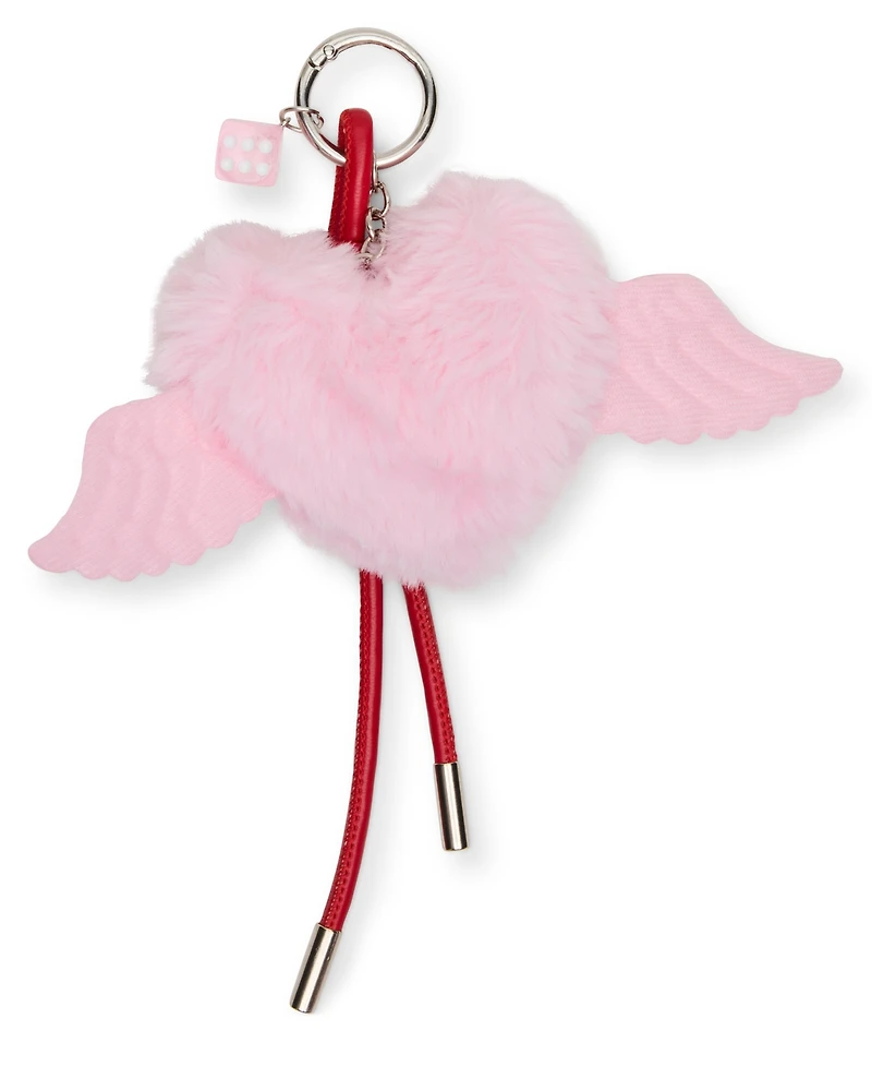 Madden Girl Heart Pom and Cherry Bag Charms