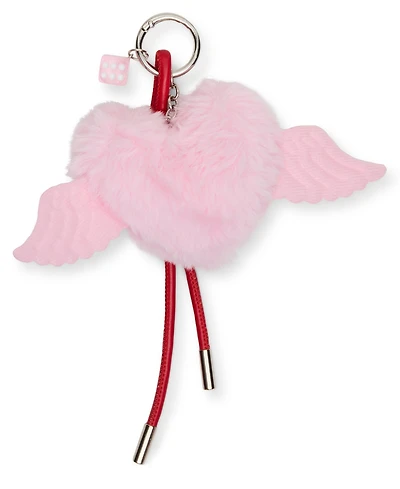 Madden Girl Heart Pom and Cherry Bag Charms