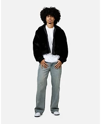 mnml Men's Night Wolf Faux Jacket